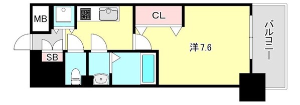 Luxe神戸WESTの物件間取画像